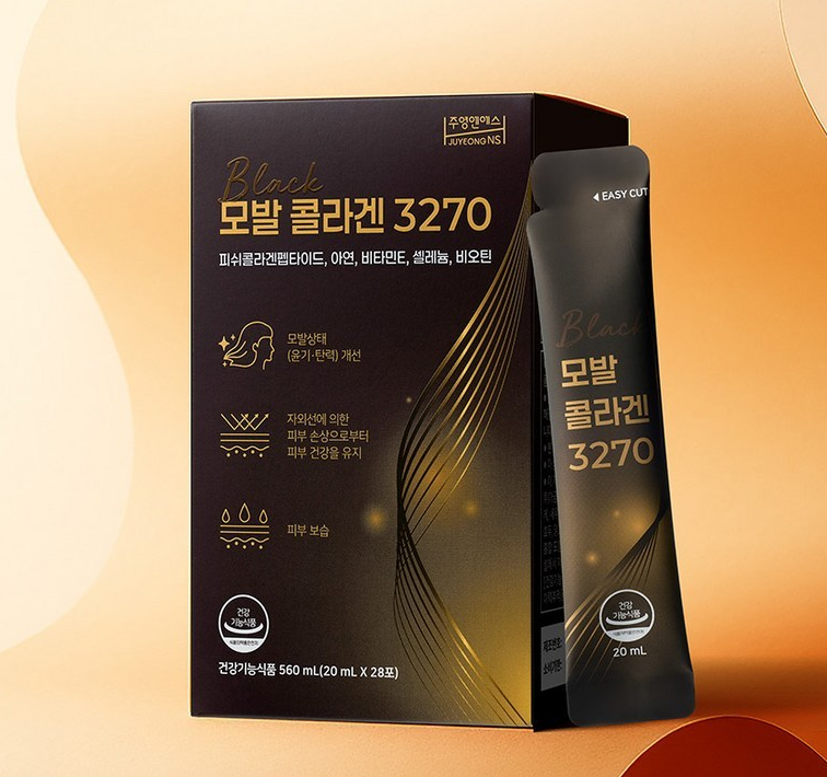 먹는 모발 콜라겐 3270｜남녀 모발 윤기·탄력 강화 영양제