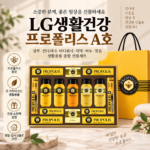 LG생활건강 프로폴리스 A호 선물세트｜샴푸·치약·비누까지 담은 명절 생활용품 세트 대표 이미지