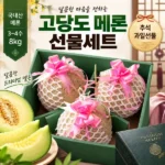 고당도 메론 선물세트 8kg 3~4수 14.4Brix｜ 국내산 멜론으로 준비하는 추석 과일선물 맘까페 추천 대표 이미지