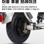 하이모터 편하게나들이 3인용 노인 여성 전기세발자전거 _10