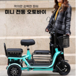 하이모터 편하게나들이 3인용 노인 여성 전기세발자전거 썸네일